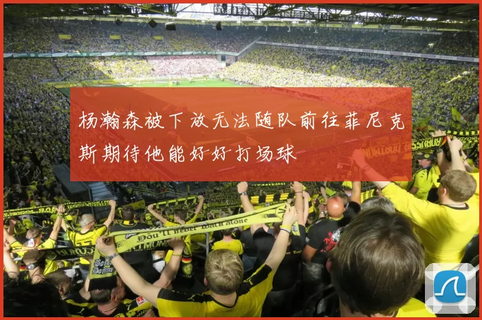 杨瀚森被下放无法随队前往菲尼克斯期待他能好好打场球